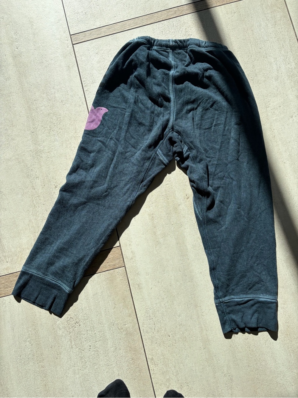 NO FURTHER MARKDOWN  price is price Freecity Black Joggers w/ Pink Accent & Logo - Picture 7 of 7